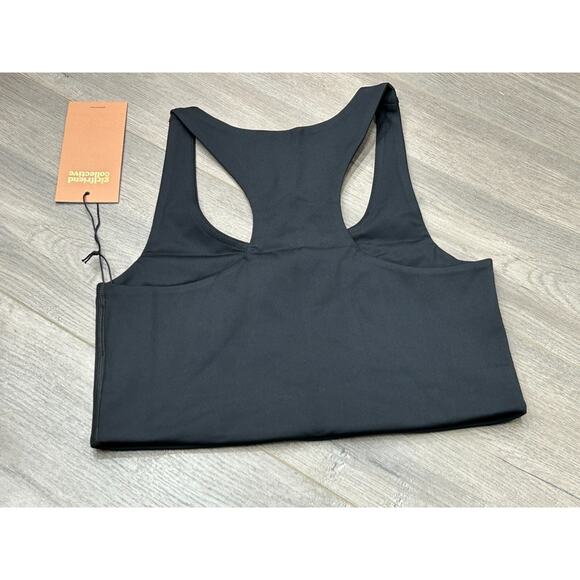 NWT Girlfriend Collective Womens Black Paloma Racerback Sports Bra Size Small - Picture 4 of 9